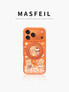 MASFEIL | Bear Design Magnetic Kickstand Full Coverage Phone Case