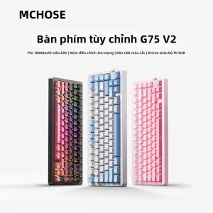 MCHOSE | Customizable Tri-Mode Gaming Mechanical Keyboard