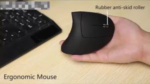 2.4G Wireless Mouse Vertical Ergonomic Mause Gamer Right Hand USB Gaming Computer Mice for PC Laptop Home Office