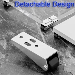 Dozoey ประตูเลื่อนต่อในแนวดิ่งล้อควบคุมทิศทางได้ง่ายดายขนาดมินิเงียบวงล้อเดียวเครื่องมือย้ายในครัวเรือน4ชิ้น