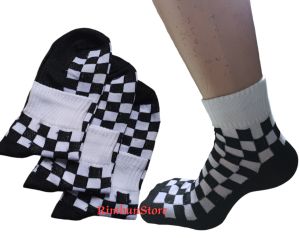 Kaos Kaki Catur 12 Pasang Murah Kaos Kaki Sekolah Pendek Pria Wanita motif
