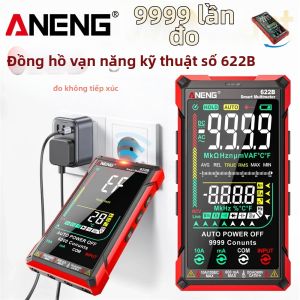ANENG | Máy Đo Vạn Năng Kỹ Thuật Số Thông Minh ANENG 622B 9999 Hiển Thị Số Đo Tự Động Điều Chỉnh Dải Đo Đo Điện Áp Xoay Chiều Điện Trở Điện Dung Tần Số Hz Dùng Cho Kiểm Tra Điện.