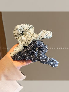 WENZHU | Fancy Net Dot Scrunchy Hair Clip