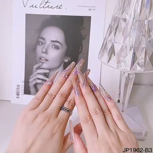 เล็บปลอม สายฝอ พร้อมกาวติดเล็บปลอม เล็บปลอมกันน้ำ