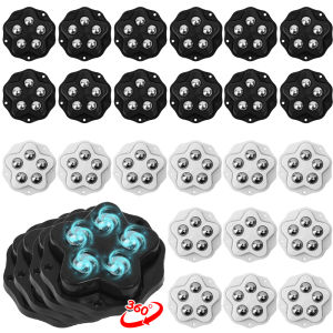 【On Sale】4Pcs ล้อเลื่อนล้อเลื่อนหมุนมินิแบบมีกาวในตัว360 °