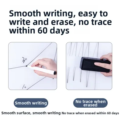 deli | Magnetic Dual-Side Writable Standing Whiteboard Portable