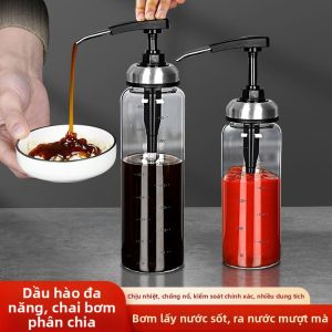 Chai Ép Nước Xì Dầu Thủy Tinh Borosilicate Cao