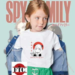 Baju Kaos anak anime Spy x Family anya/t-shirt anak anya family forger