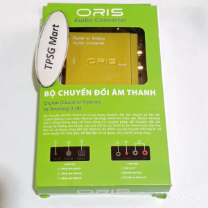 Bộ chuyên âm thanh quang Optical / Bộ quang Optical to AV LR Coaxial to AV Toslink to AV 3.5 ly