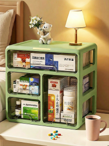 youqin | Acrylic Transparent Multilayer Storage Organizer Drawer-Type Cabinet