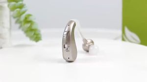 USB charging hearing aid In-the-canal behind-the-ear hearing aid The weight is approximately 7 grams.
