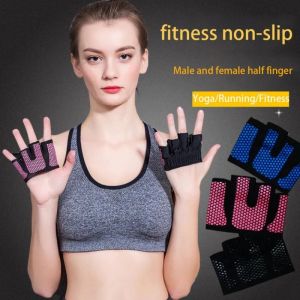 VTTO 1Pair Gym Fitness Half Finger Gloves Men Women for Crossfit Workout Glove Power Weight Lifting Bodybuilding Hand Protector