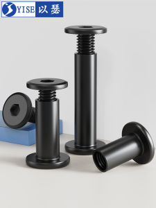 Yi Se Dian Zi | 304 Stainless Steel Flat Head Pair Locking Nut Countersunk Hex Furniture Fastener Set