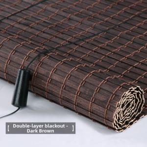 SIMONS PFERD | Decorative Light-blocking Bamboo Shade Curtain