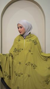 Mukena Dewasa Bordir Bunga Starla Katun Premium