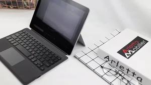 New Upgraded Surface Pro 8/9/X/10/11 Bluetooth Magnetic Professional Custom Keyboard with Pen Slot Touchpad and 7-Color Backli