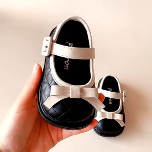 Giày lười cho bé giày công chúa bé gái giày đế mềm cho bé tập đigiày đế bằng da thật học sinh trẻ em