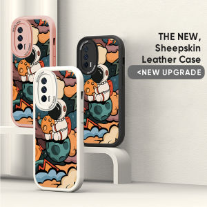 For iPhone 6S Plus 6 Plus 6S 6+ 6s+ Slim 7 8 SE 2020 SE 2022 7 Plus 8 Plus 11 12 Pro 12 Mini 12 Pro Max 11 Pro 11 Pro Max 13 Mini 13 Pro 13 Pro Max 14 14 Pro 14 Plus Cartoon NASA Astronaut Leather Back Casing PU Leather Cover Phone Case