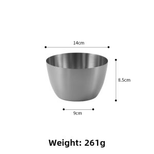 Creative Korean Style Stainless Steel Salad Bowl Commercial Gold Color Lettuce Bucket Self-Service Seasoning Bowl Cold Noodle Bowl