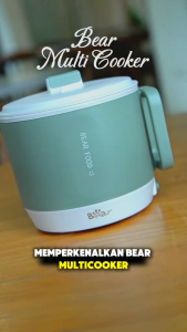 Bear Portable Multi Cooker 1.2L Foldable Travel Cooker BMC-G1200