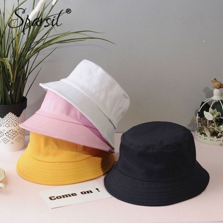 READY STOCK 🇲🇾] Bucket Hat Plain Colour For Adults Fisherman Hat Unisex Topi  Bucket Korea Fashion Topi Korea 韩系韩式韩风渔夫帽穿搭