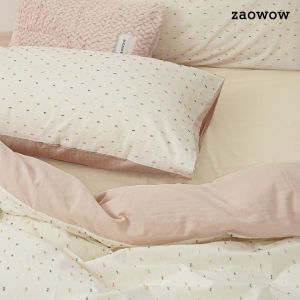 Made Bedroom Zwow Niche Style Texture Polka Dot Jacquard Three-Dimensional Color Wire Young Adult Pink Barbie Bedding Bed Four-Piece Set