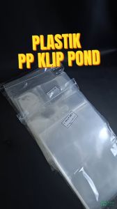 Plastik PP Klip Pond Bening Tebal 90 Micron Zip Lock Zipper Jinjing 500 gram 18x29 18x34 23x40 Kemasan Snack Bungkus Keripik Kacang Cemilan Kancing