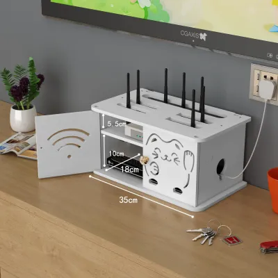 Jiaxun | Kệ Để Bộ Phát Wifi Không Dây Treo Tường Không Cần Đục Lỗ