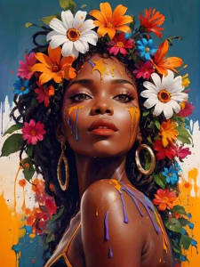 HUACAN People 5D DIY Diamond Paintings Flower Mosaic Complete Kit Diamond Embroidery Art Room Decoration