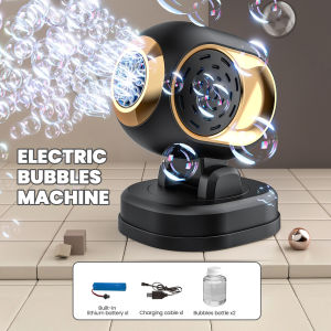 Ubble Machine for Stage Performance Automatic Bubble Blower Rechargeable Portable Soap Bubbles Toy for Outdoor Wedding Party