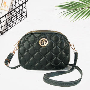 Túi Đeo Chéo Vuông Nhỏ Thời Trang Cho Phụ Nữ Trung Niên Và Cao Tuổi Túi Đeo Vai Đơn Khóa Kéo Ba Lớp Túi Nhỏ Đa Năng Cho Phụ Nữ