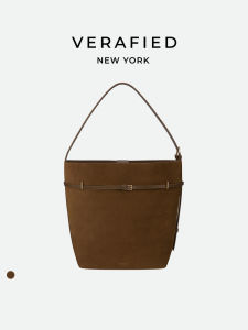 VERAFIED | Luxury Large Capacity Suede Tote Bucket Bag for Women