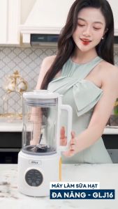Máy làm sữa hạt đa năng Gilux GLJ16 + TẶNG sách công thức - 8 chức năng nấu tự động - Công suất 1000W - Dung tích 1.5L - Bảo hành 12 tháng