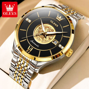 OLEVS | Đồng Hồ Nam Cơ Khí Tự Động Chống Nước Thiết Kế Rồng