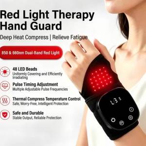 Electric Heat And Vibration Ankle Wrist Massager Hot Compress Therapy Heated Wrap Foot Protector Wrist for Relaxation Relief