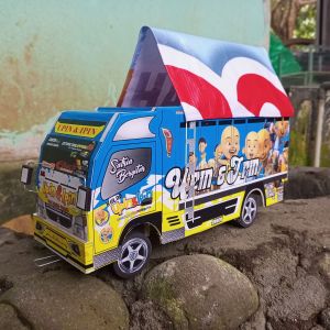 truk oleng Upin Ipin variasi lampu+terpalvariasi lampu non terpaltruk tanpa lampu tanpa terpaltruk terpal tanpa lampu