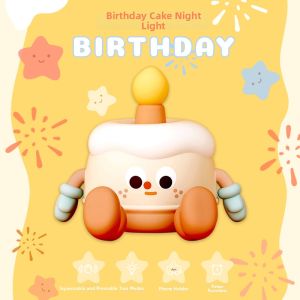 ZHUANGXIANGMAO | Creative Birthday Cake Night Light Gift