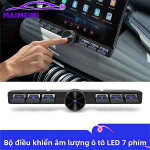Bộ Điều Khiển Âm Lượng Không Dây 7 Phím LED Điều Khiển Từ Xa Đa Phương Tiện Để Điều Khiển Bữa Tiệc Thông Minh