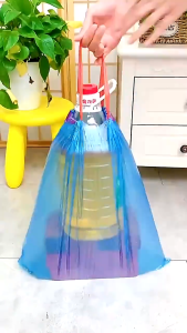 [จัดส่งจากกรุงเทพฯ]ถุงขยะ 45x50 ซม. ถุุงขยะแบบเชื่อก เนื้อเหนียว ไม่สกปรก ถุงขยะ ถุงขยะอเนกประสงค์