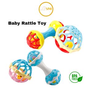 SIMI Baby Rattle Toy Soft Toy for Newborn Toddler Baby Grasping Rattles Ball Music Mainan Bunyi Baby Bayi