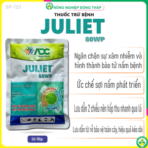 Thuốc Trừ Bệnh JULIET 80WP Lưu Dẫn Hai Chiều – Bảo Vệ Vững Chắc Diệt Trừ Hiệu Quả (Gói 100g)