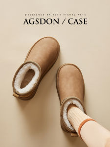 Agsdon | Giày Bốt Tuyết Đế Dày Cho Phụ Nữ Mùa Đông