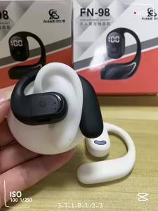 VAORLO | Bluetooth 5.4 Business Earphone Wireless Single Headphone with HD Mic Ear Hook HiFi Stereo Music Earbud for Xiaomi Samsung Phone