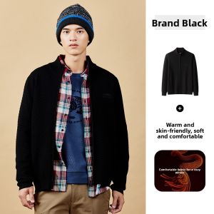 Jeep | Early Autumn Knitted Sweater Mens Jeep Woolen Casual Open Cardigan Fashionable City Style Long Sleeve Slim Fit Leisure Wear