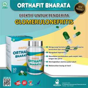 Obat Nefrtis Akut Obat Glomerulonefritis Obat Asidosis Herbal Paling Ampuh 100% Original ORTHAFIT BHARATA Terpercaya Bharata Herbal Original