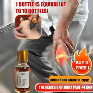【Buy 3 Free 1】【Apply Wherever It Hurts】Chuanxiong Red Flower Seedling Moxibustion Liquid/ Relieves Pain & Promotes Circulation/ Treating Rheumatoid Arthritis And Muscle Strain Relaxing Tendons穹红花苗灸液active Oil/Massage Oil