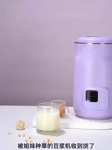 Soy milk machine 1200ml multifunctional juicer low noise with heating function no cooking no filtering 4-5 people