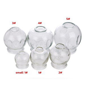 Nurm Glass Body Relaxation Massage Jars Cupping