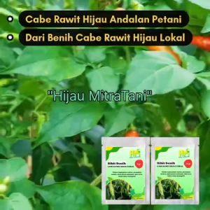 25gr & 50gr Benih Cabe Rawit Hijau Lokal Kualitas Internasional 5.000 & 10.000 biji/butir Bibit Cabai Cengek Sayuran Cili Mutiara Merunduk Bangkok Super Setan Viral GENIE Ramos Unggul Putih Merah Repact Keriting Sigantung Bergerombol Kaliber Siap Tanam