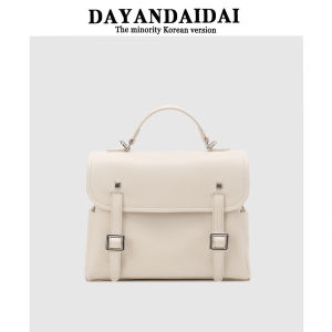 Casual Commuter Large Eye Bag 2025 New Niche Design Laptop Bag Handheld Bag Soft Leather Backpack for Youth with Zipper Closure